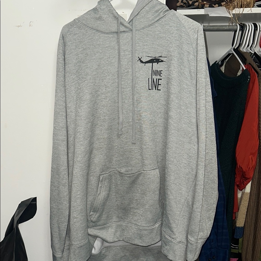 Gray NineLine Hoodie